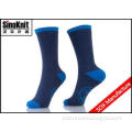 Navy Blue Cotton Man Casual Socks / Large Size Antibacteria